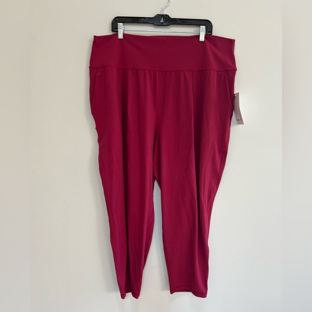 Athleta NWT Elation Yoga Pant in Raspberry Red, size 2X - Picture 2 of 12